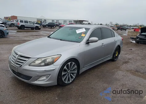 2013 Hyundai Genesis 5.0 R-Spec из США, поврежденный, VIN KMHGC4DH7DU250097